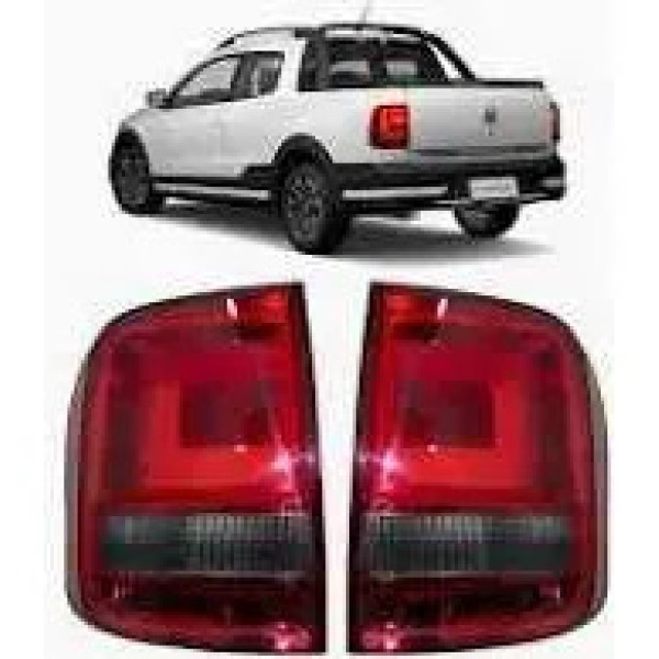 Par Lanterna Saveiro G7 G8 Fume Ambos Lados Fumê