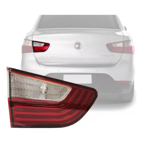 Lanterna Grand Siena Movel Tampa Da Mala Lado Esquerdo Vermelho