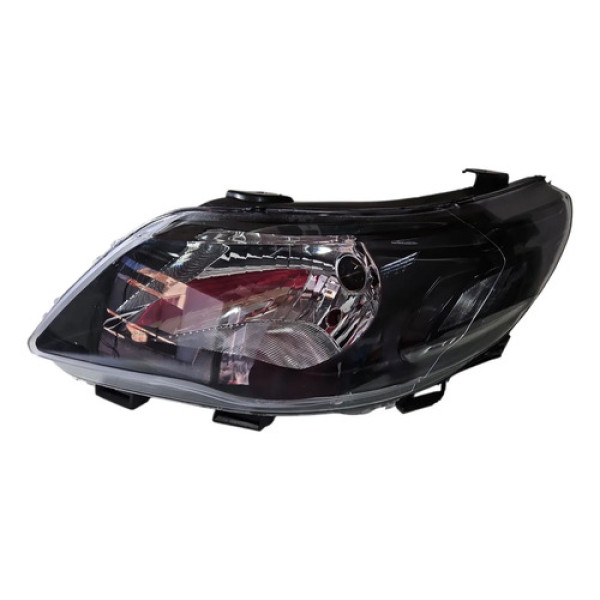Farol Lado Esquerdo Vw Gol G5 Mascara Negra(importado) Esquerdo/motorista