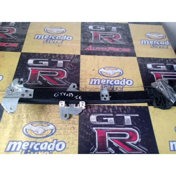 Máquina De Vidro Honda City 2013 Traseiro Esquerdo Usado
