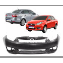 Parachoque Dianteiro Fiat Gran Siena 2012 A 2021 Preto