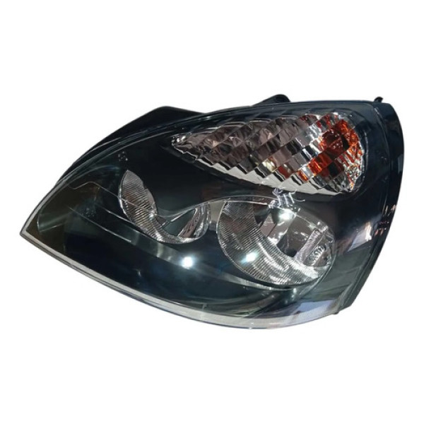 Farol Lado Esquerdo Renault Clio 2003-2012 Mascara Negra Esquerdo/motorista