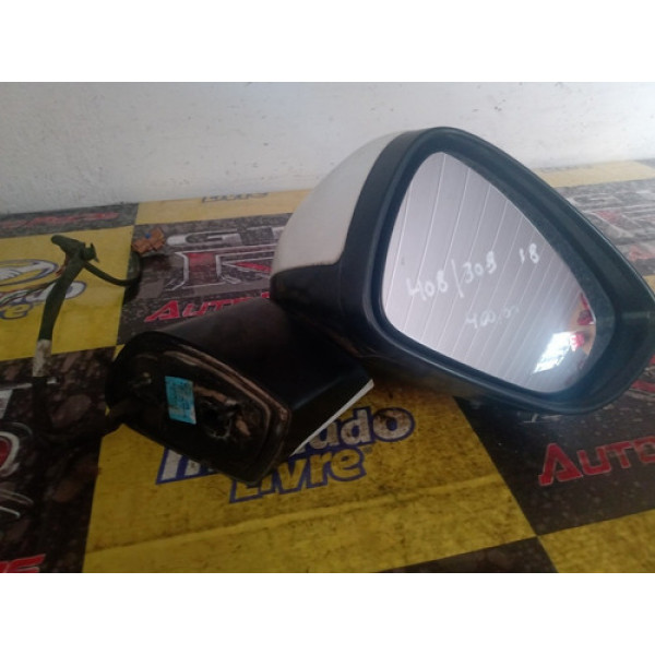 Retrovisor Peugeot 408 18 Lado Direito Usado
