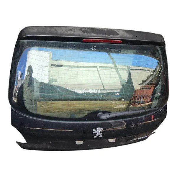 Tampa Traseira Peugeot 206 1.4 Sem Vidro Preto