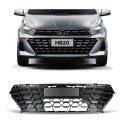 Grade Parachoque Hyundai Hb20 2023 2024 Preto Fosco