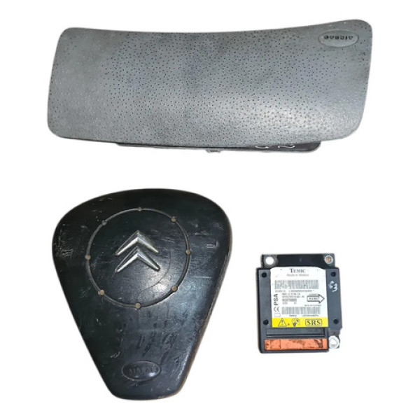 Kit Air Bag Citroen C3 2006 A 2010 Cinza