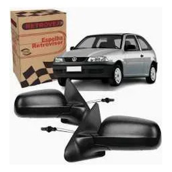 Retrovisor Gol G3 G4 2 Portas Com Controle Ld