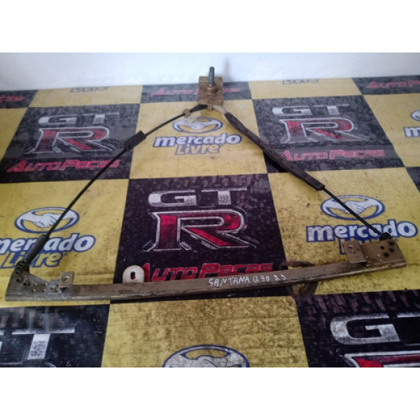 Maquina Vidro Manual Vw Santana Q90 Dianteiro Direito Usado