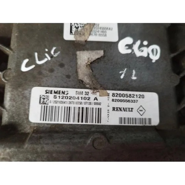 Kit Injeção Módulo  Renault Clio 1.0 16v 8200582120
