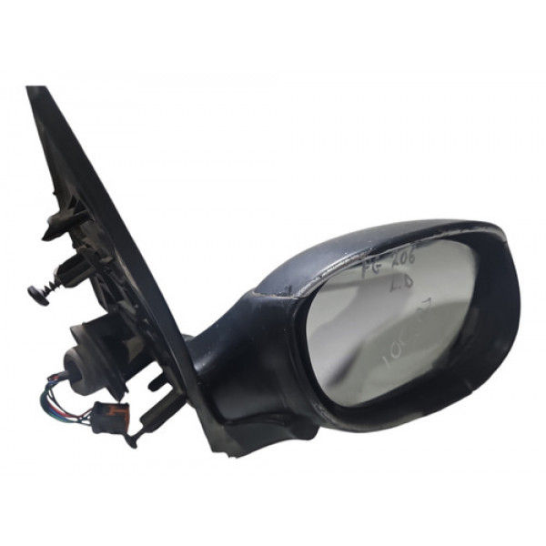 Retrovisor Lado Direito Peugeot 206 C/ Detalhe