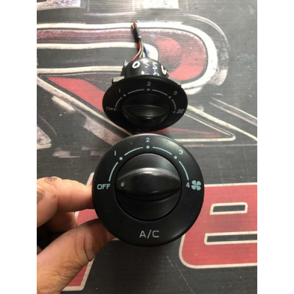 Botão Regulagem Do Ar Citröen C4/xsara - 9645849977 Preto