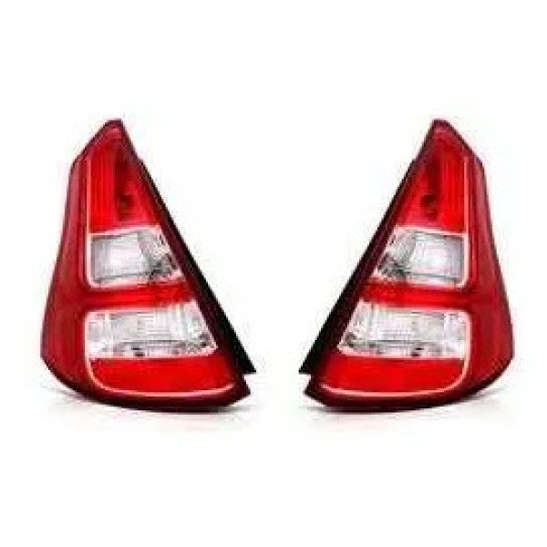 Par Lanterna Sandero 12/14 Borda Vermelha Ambos Lados Vermelho
