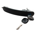Maçaneta Externa Ambos Lados Diant C/chave Vw Gol G3/g4 Preto Dianteira