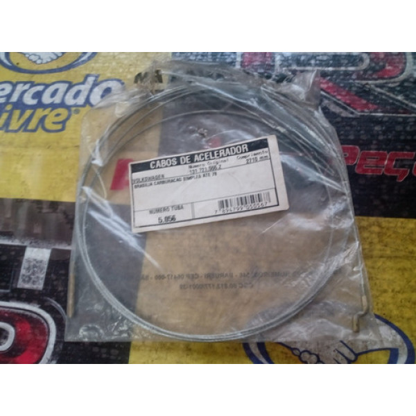 Cabo Acelerador Brasilia Carburaçao Simples Ate 78 131721555