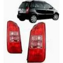 Par Lanterna Fiat Idea  2005 A 2010 Grade Vermelha Ambos Lados Vermelho