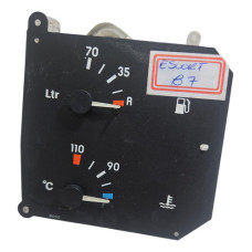 Indicador Analógico Combustível E Temperatura Ford Escort 87