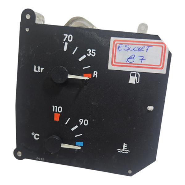 Indicador Analógico Combustível E Temperatura Ford Escort 87