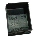Botão Falso Volkswagen Polo 2005 6q0959623 Preto
