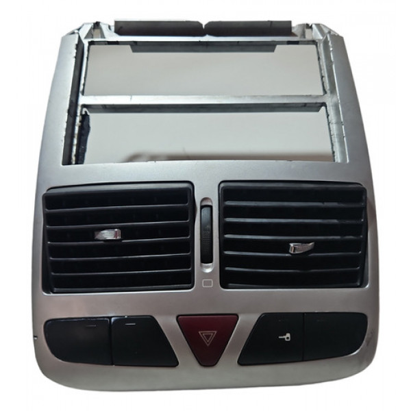 Moldura Painel Central Peugeot 307 C/ Detalhe 