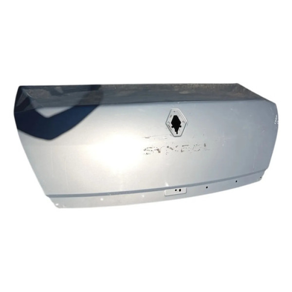 Tampa Traseira Porta Malas Symbol 2009 Prateado