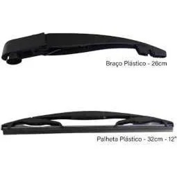 Braço Limpador C/ Palheta Traseiro Ford Fiesta 2008 A 2014