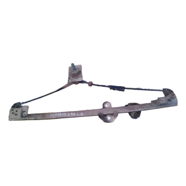 Maquina Vidro Manual Vw Santana Q90 Lado Esquerdo Usado