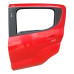 Porta Traseira Esquerda Completa  Fiat Mobi Like 2017 Traseira Esquerdo Vermelho
