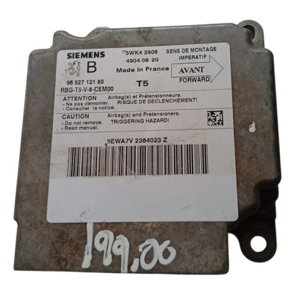 Módulo Airbag Peugeot 307 9652712180