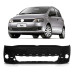 Parachoque Dianteiro Fox 2010 A 2014 Spacefox Liso Cor Preto Preto