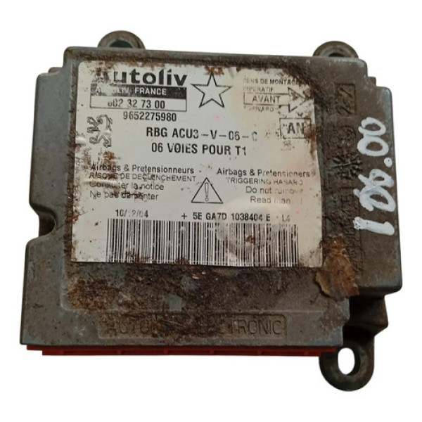 Módulo Airbag Peugeot 206 9652275980