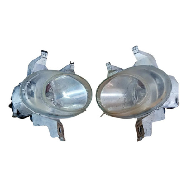 Par De Farol De Milha Peugeot 206 66976200 E 66976190 Branco
