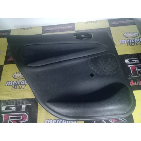 Forro De Porta Peugeot 206 Traseiro Esquerdo Usado