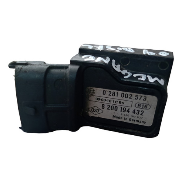 Sensor Pressão Renault Megane 09 1.9 Diesel  0281002573 