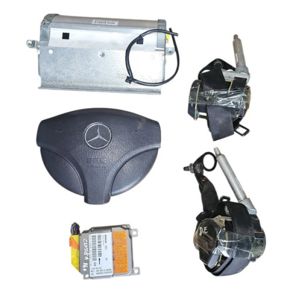 Kit Air Bag Classe A 160 190 2000 A 2006 Cinza