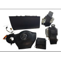 Kit Air Bag Vw Gol Saveiro Voyage G6 2013 A 2017 Preto