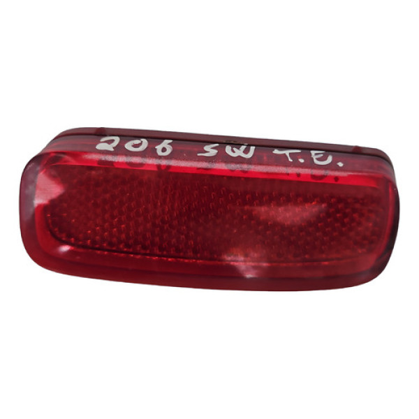 Refletor Do Parachoque Traseiro Esquerdo Peugeot  206