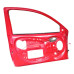 Porta Esquerda Fordka 2007 Vermelha Vermelho Dianteira Esquerda Vermelho
