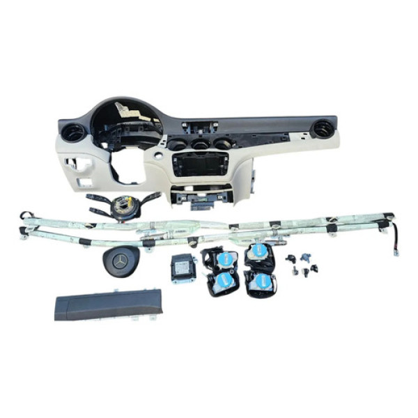 Kit Air Bag Completo Mercedez Gla 200 2015 A 2018 Preto
