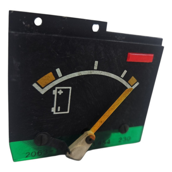 Indicador Voltimetro Batetia Chevrolet Monza 94654283 Amarelo Vermelho