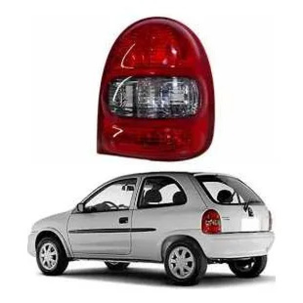 Lanterna Traseira Esquerda Corsa Wind 2000 Fume Esquerdo/motorista Fumê