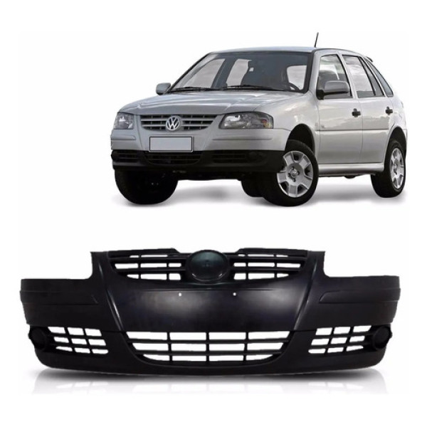 Parachoque Dianteiro Gol G4 06 2007 2008 Preto