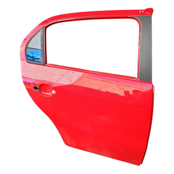 Porta Traseira Direita Vw Gol G7 G8 19/24 Traseira Direita Vermelho