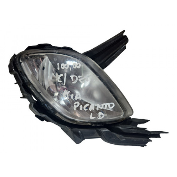 Farol De Milha Lado Direito Kia Picanto C/ Detalhes