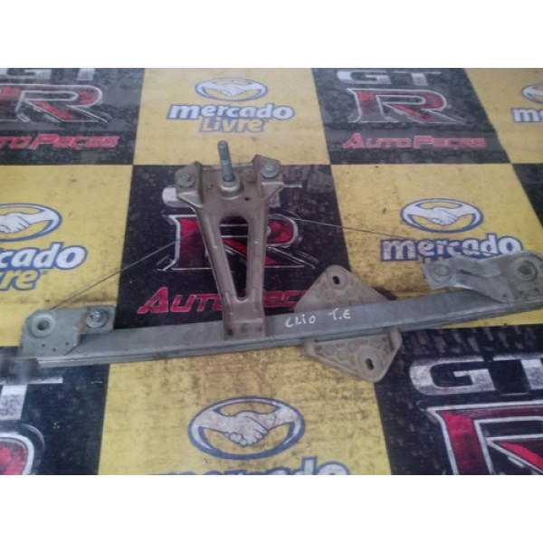 Maquina Vidro Manual Traseira Esquerdo Renault Clio 03 Usado