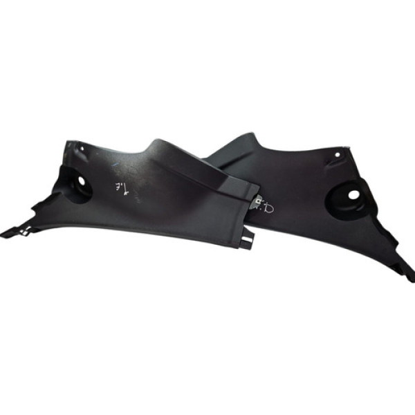 Par Moldura Banco Traseira Fiat Bravo Preto