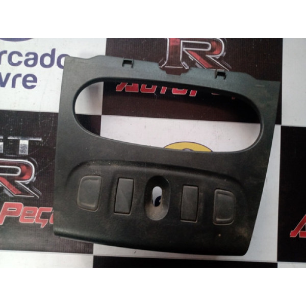 Moldura Painel Botao Comando Renault Sandero Logan