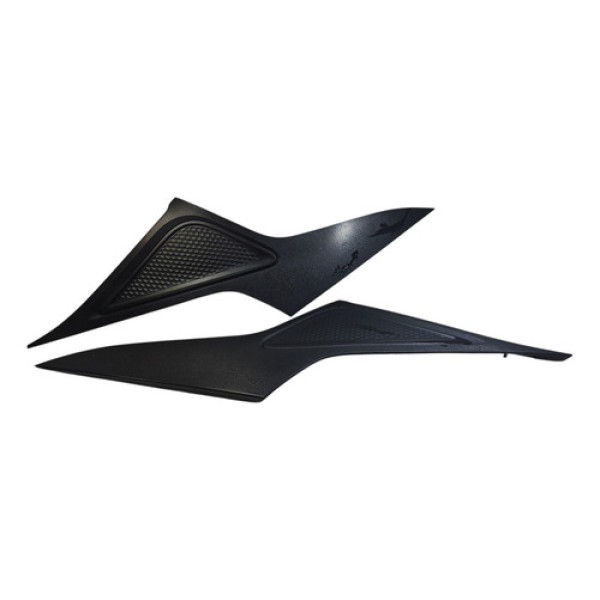 Par Friso Externo Lateral Traseiro Hyundai Hb20 2023/2025 Preto