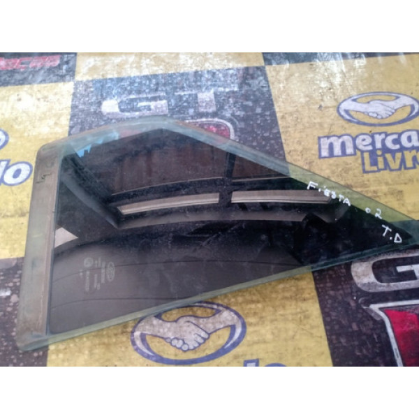 Vidro Fixo Lateral Ford Fiesta 02 Traseiro Direito Usado