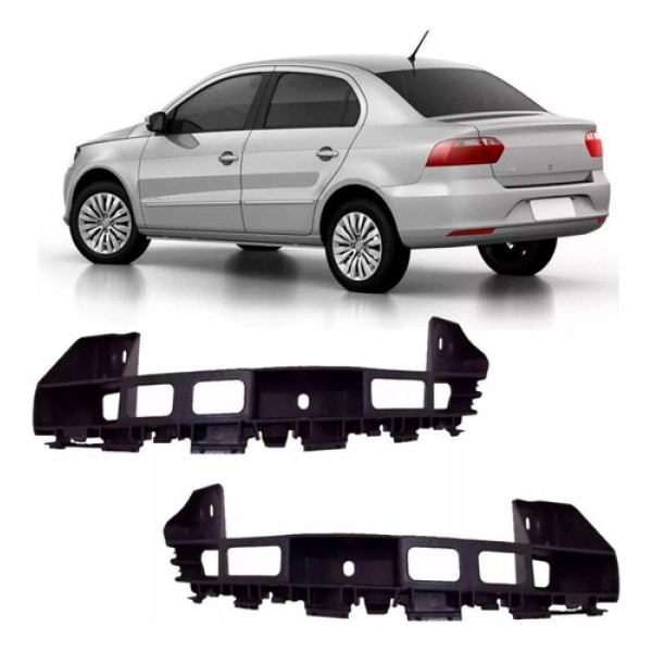 Par Guia Suporte Parachoque Traseiro Voyage G6 G7 14/ 18