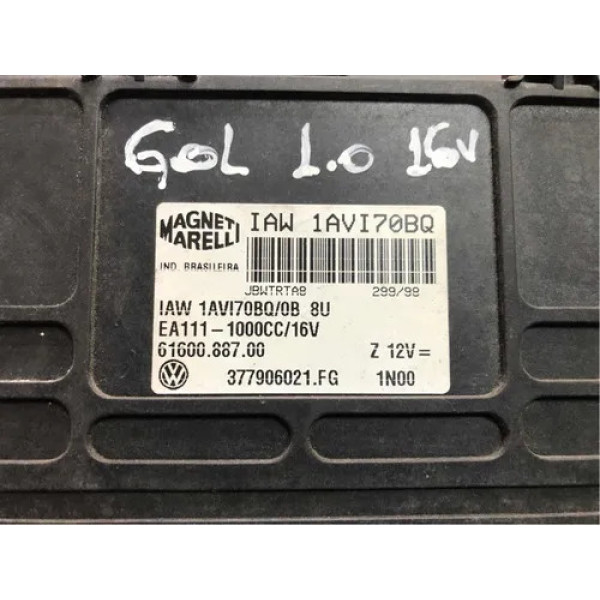 Modulo De Injeção Vw Gol 1.0 16v Iaw1avi70bq 377906021pg